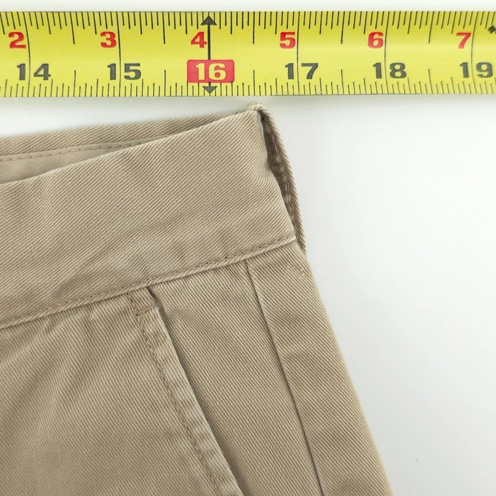 J.Crew The Sutton Men Pants 34x30 Khaki Tan Straight Leg Chino Business Casual